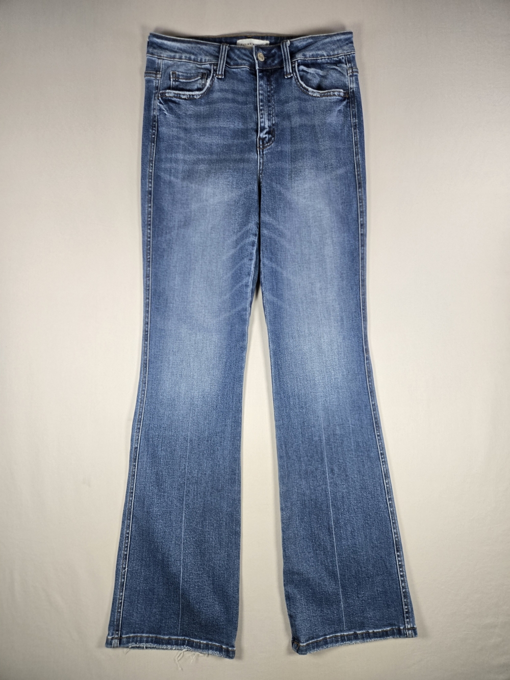 Flying Monkey High Rise Flare Jeans Medium Wash Boho Denim - Size 29